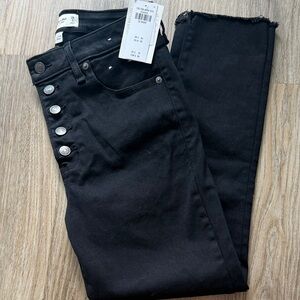 Abercrombie & Fitch Charcoal Skinny Men's Jeans